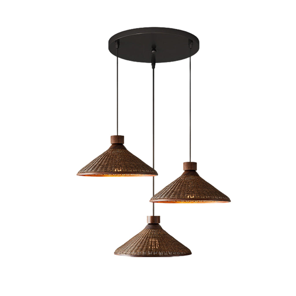 WINTHROP NATURAL RATTAN ZEN PENDANT LIGHT