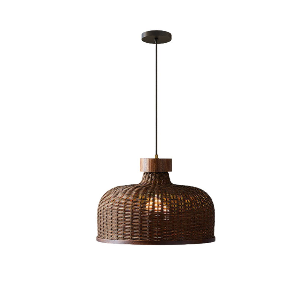 WINTHROP NATURAL RATTAN ZEN PENDANT LIGHT