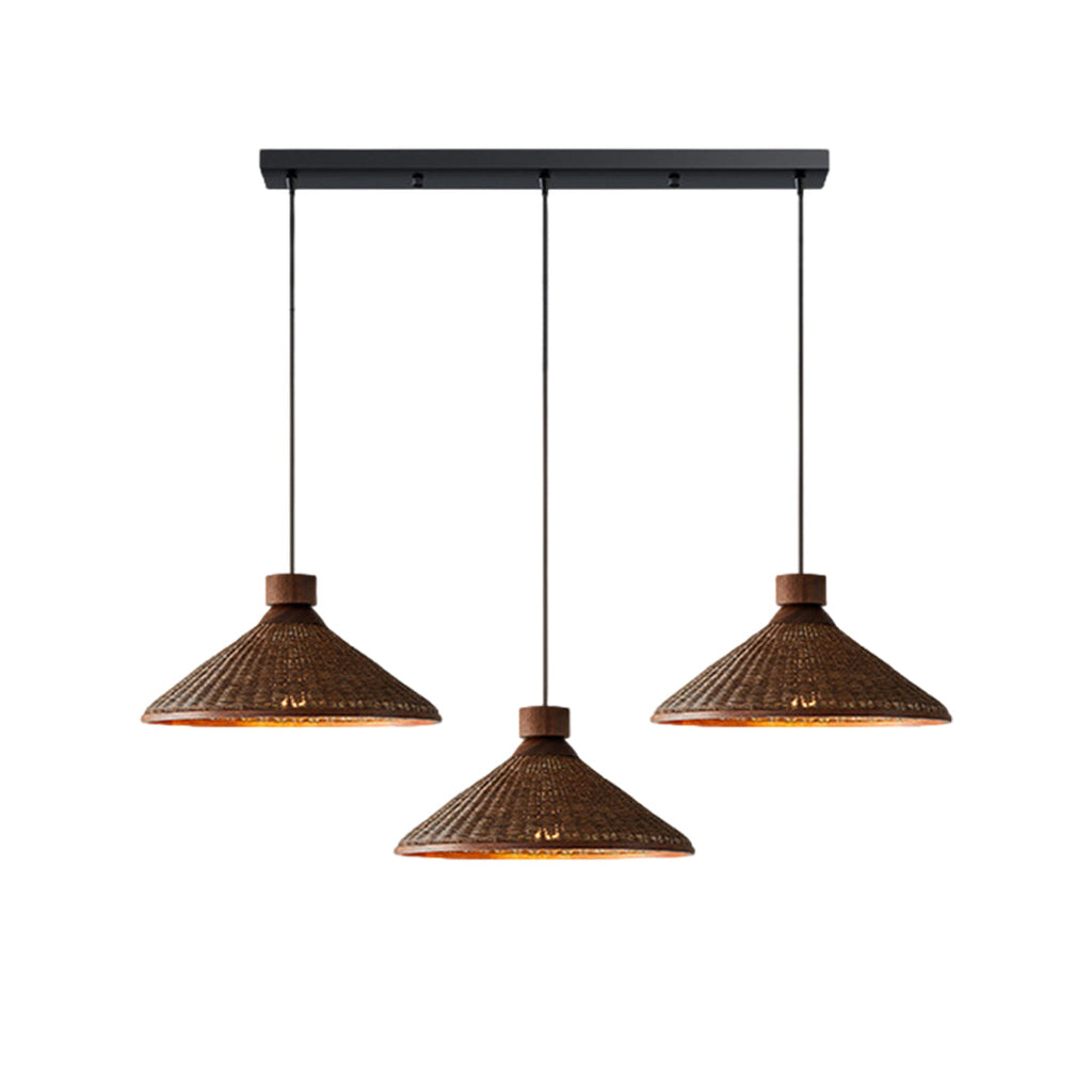 WINTHROP NATURAL RATTAN ZEN PENDANT LIGHT