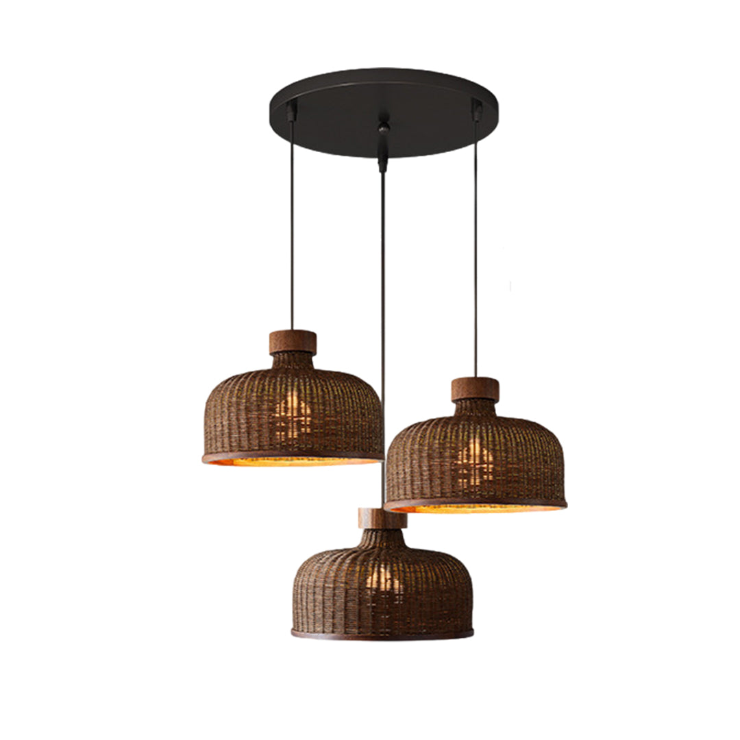 WINTHROP NATURAL RATTAN ZEN PENDANT LIGHT
