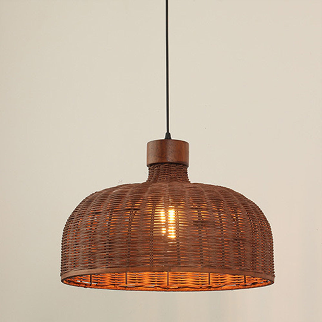 WINTHROP NATURAL RATTAN ZEN PENDANT LIGHT