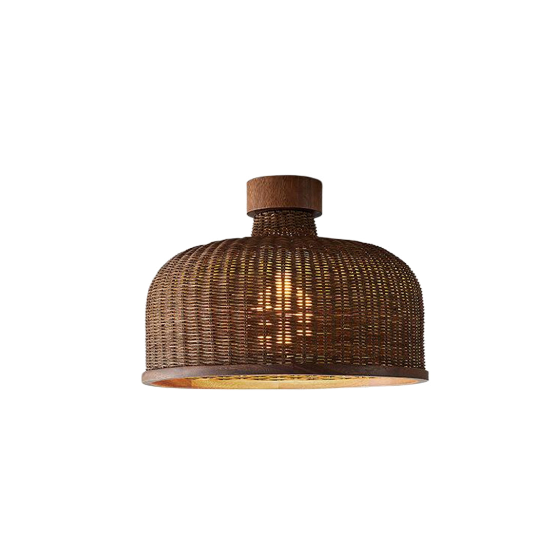 WINTHROP NATURAL RATTAN ZEN PENDANT LIGHT