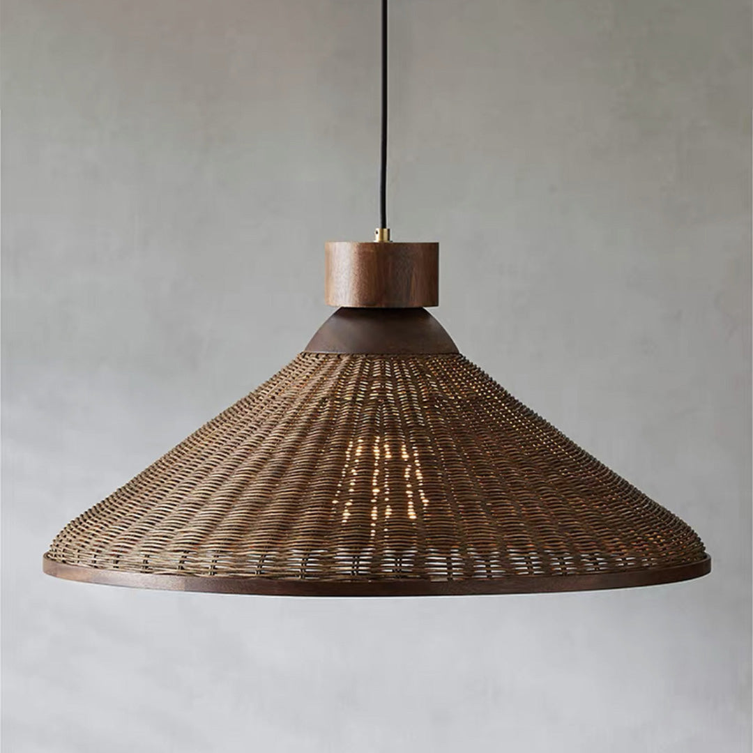 WINTHROP NATURAL RATTAN ZEN PENDANT LIGHT