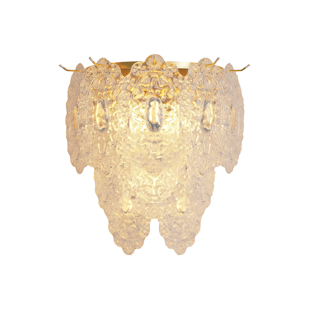 VIVIENNE COPPER AND CRYSTAL WALL SCONCE