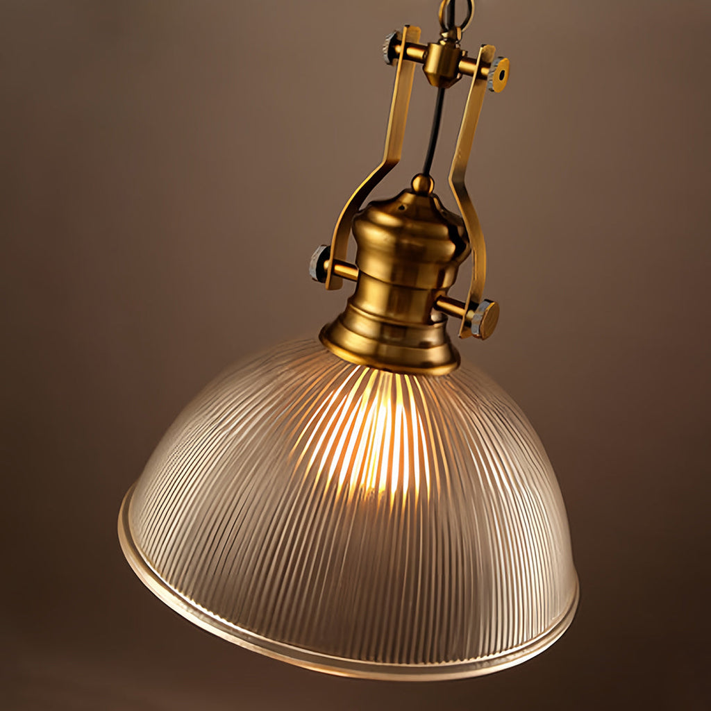 WINTHORPE TEXTURED GLASS HANGING LANTERN