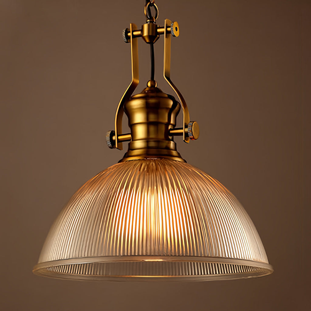 WINTHORPE TEXTURED GLASS HANGING LANTERN