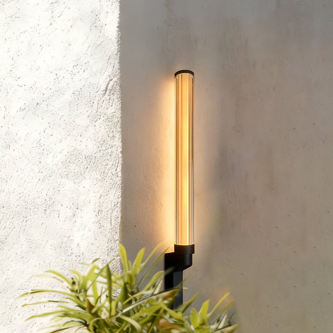 WINTHROP MODERN GLASS OUTDOOR SCONCE