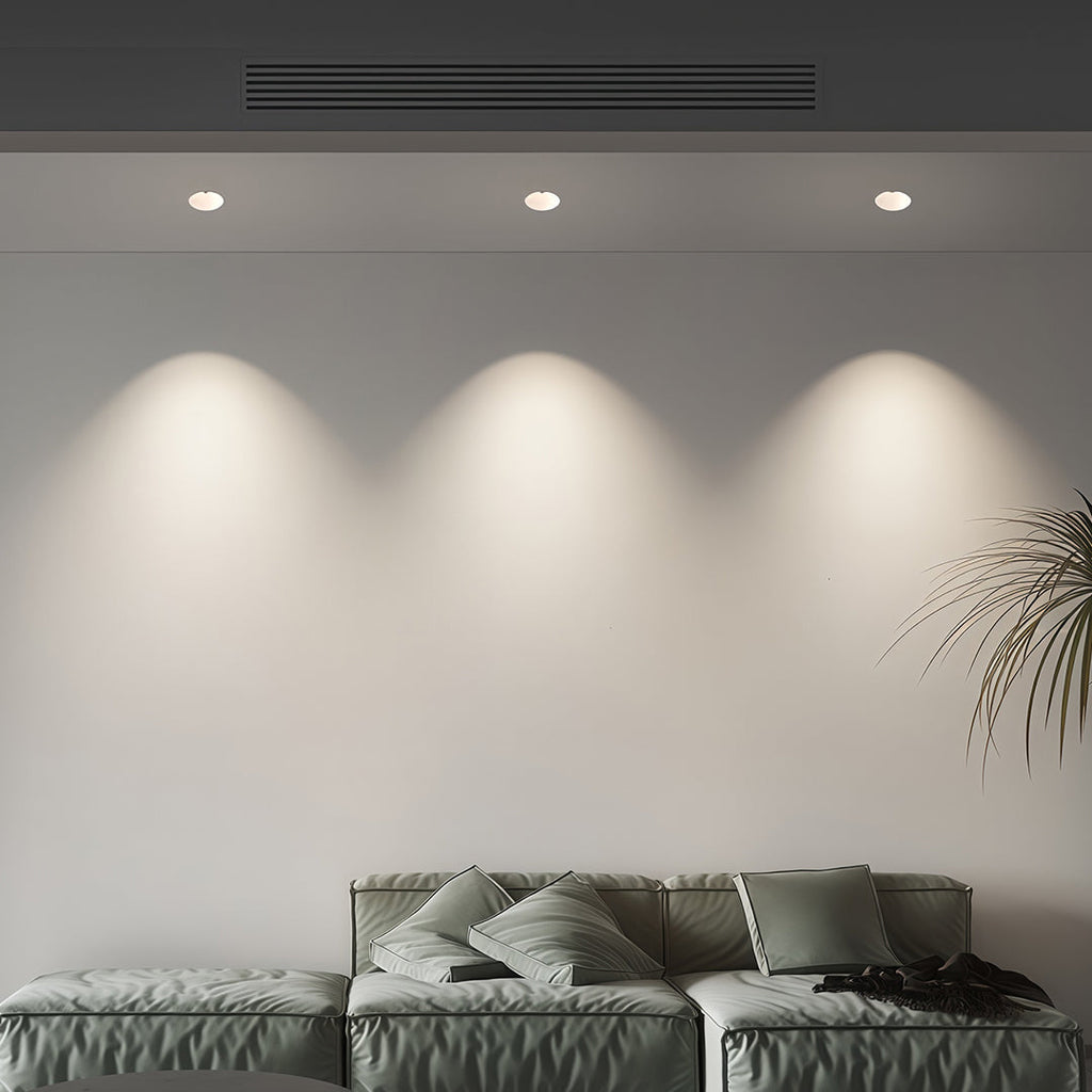 WINTHROP DUAL-TONE FLUSH MOUNT SPOTLIGHT WITH DEEP BAFFLE