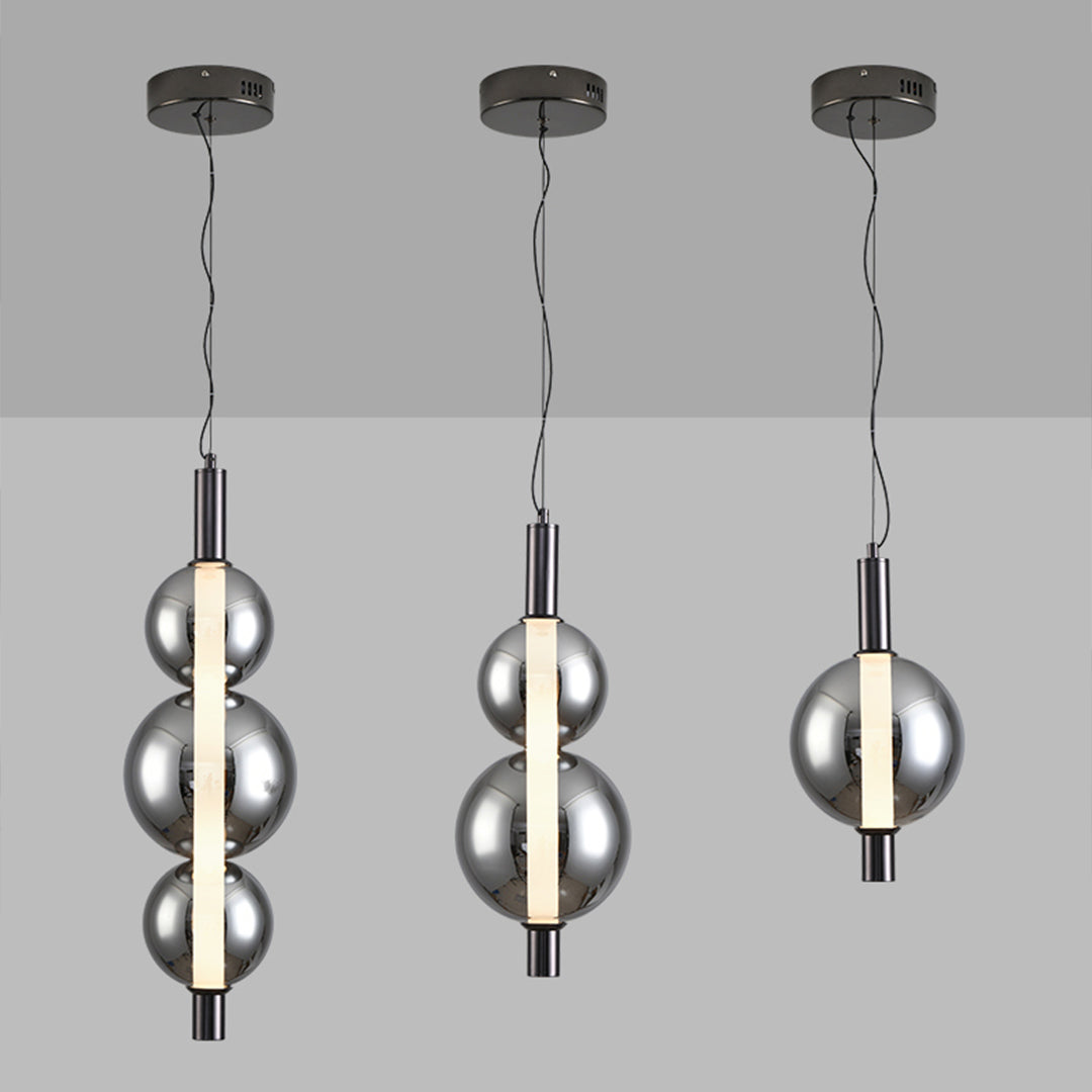 WINTERBOURNE SILVER RAY LED PENDANT LIGHT