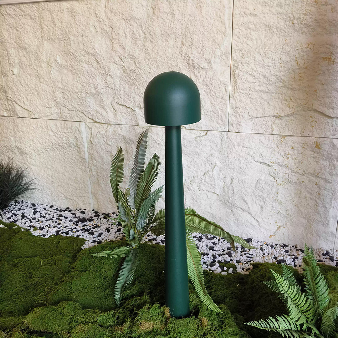 WINDSOR MUSHROOM GLOW GARDEN ILLUMINATOR, MODERN OUTDOOR WATER-RESISTANT LANDSCAPE LIGHT