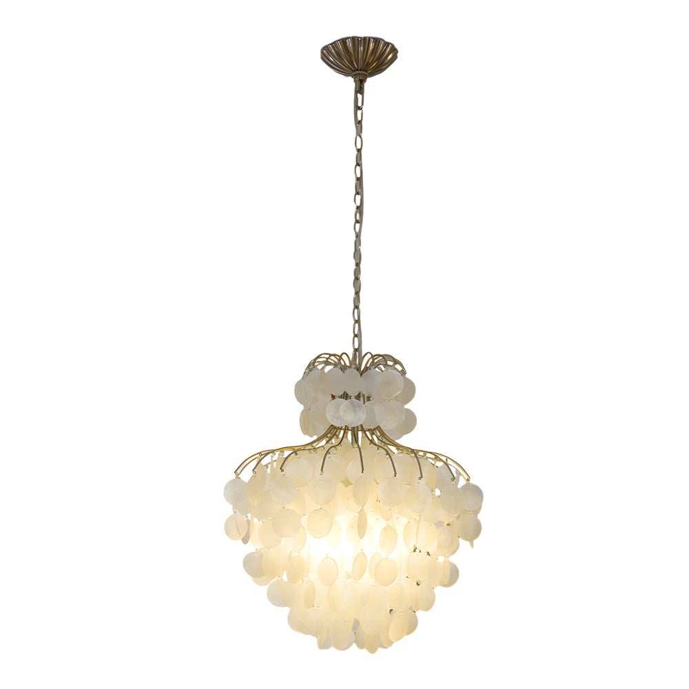 VERDANT MIST CAPIZ SHELL LUMINAIRE