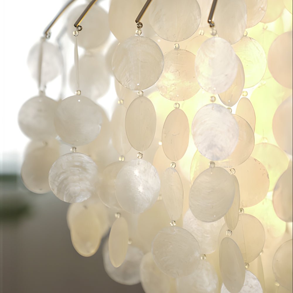 VERDANT MIST CAPIZ SHELL LUMINAIRE
