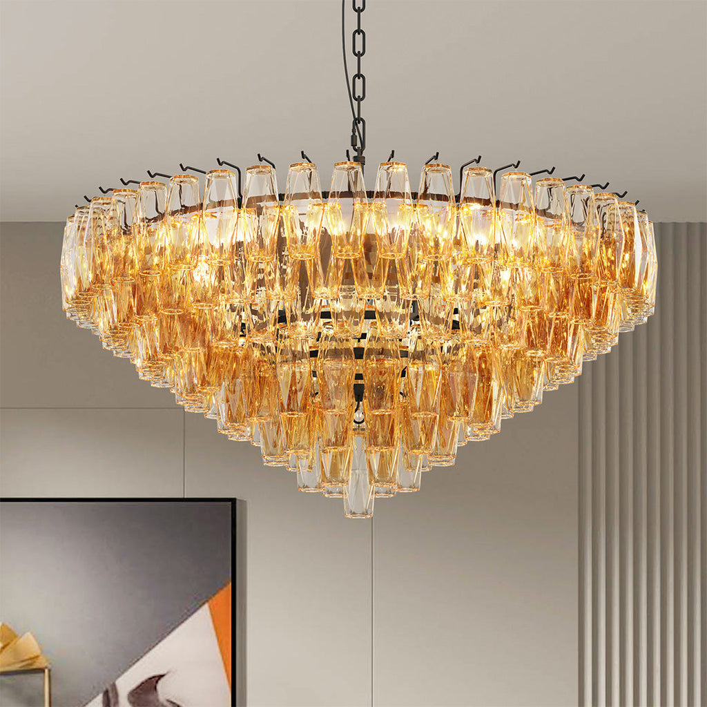 WINDSOR GLASS MULTI-ARM CEILING LANTERN