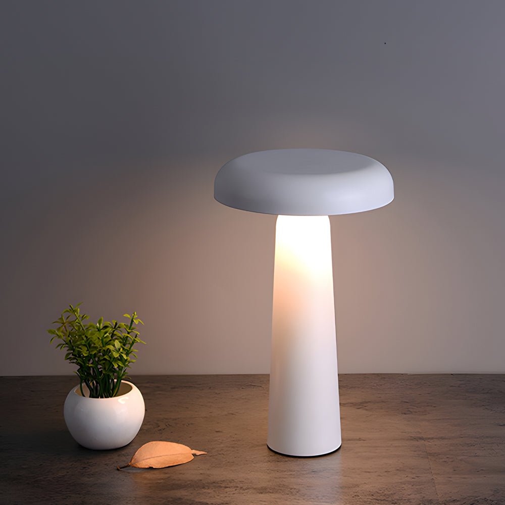 FENWICK TILTABLE FUNGUS TOUCH LUMINAIRE WITH USB RECHARGE