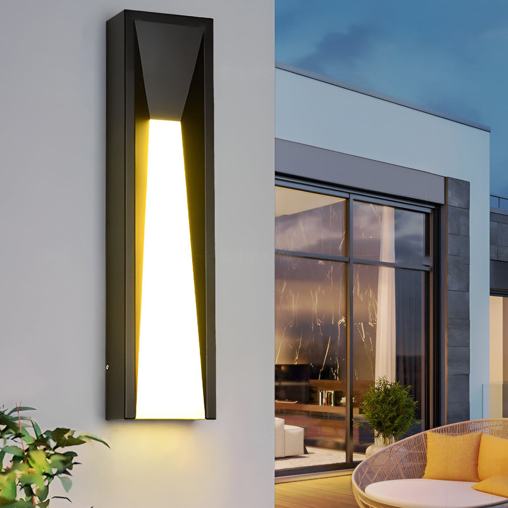 WINTHROP MODERN RECTANGULAR OUTDOOR LED SCONCE