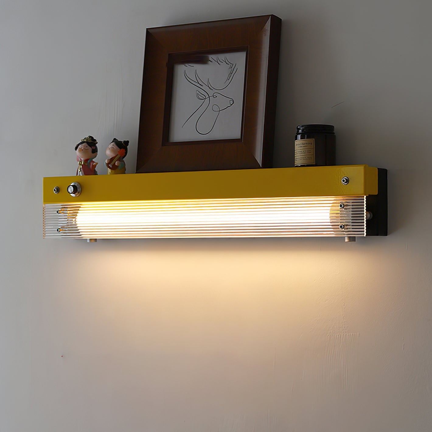 RAVENHALL WOODEN CARVED WALL ILLUMINATOR