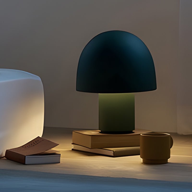 WINTHROP FROSTED MUSHROOM TOUCH LAMP