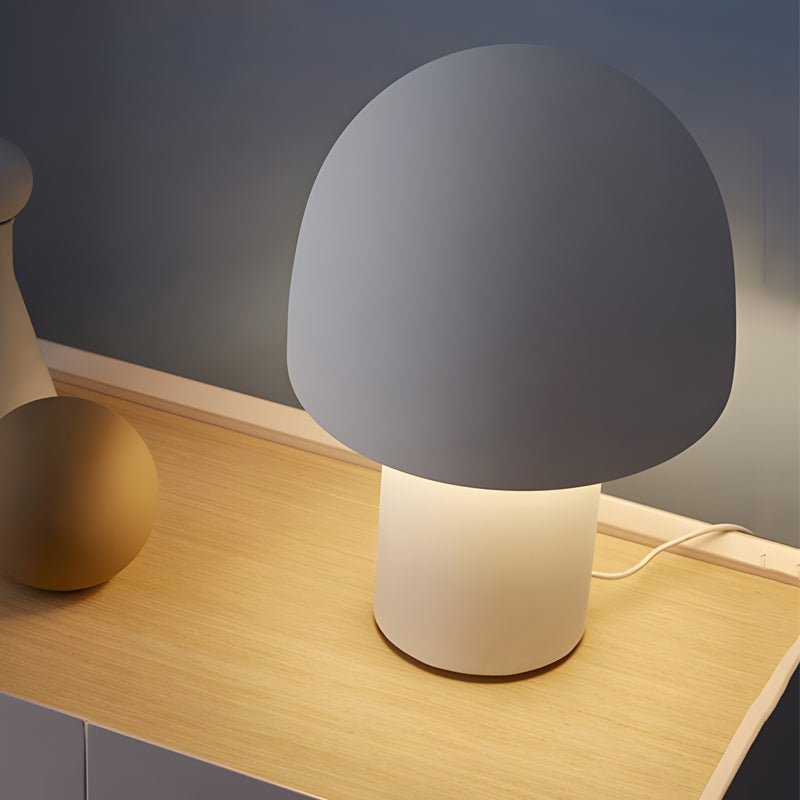 WINTHROP FROSTED MUSHROOM TOUCH LAMP