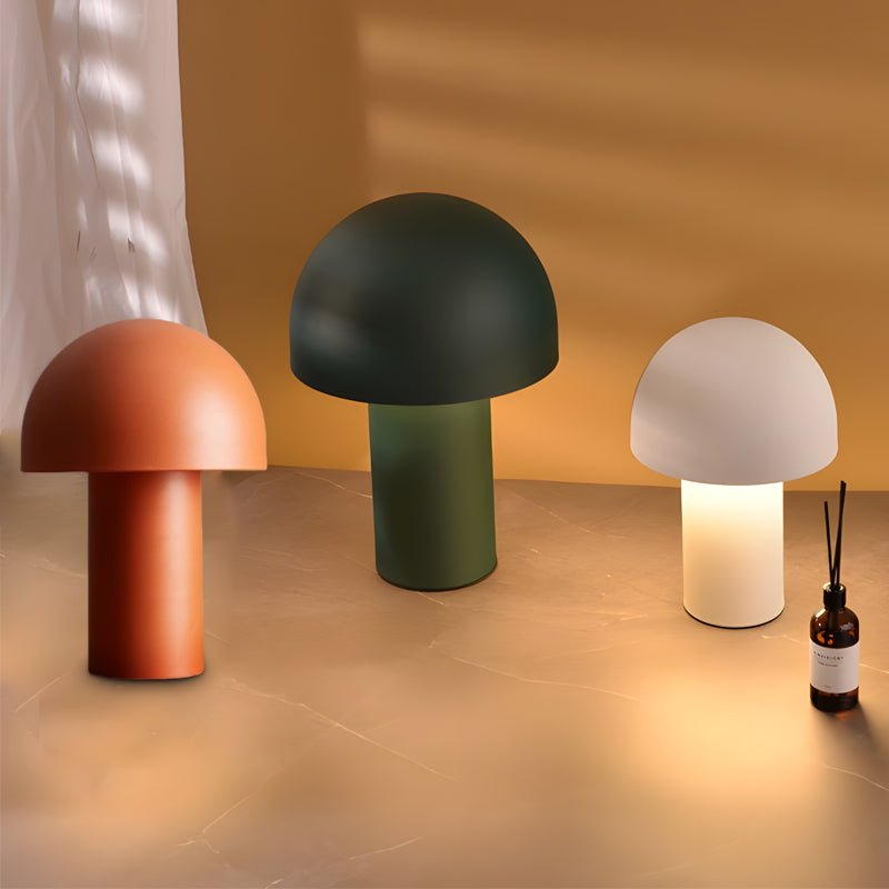 WINTHROP FROSTED MUSHROOM TOUCH LAMP