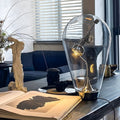 WINTHORPE TOUCH-SENSITIVE GLASS DESK LAMP WITH MAGNETIC INDUSTRIAL CONTROL