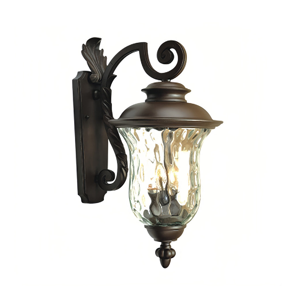 RAVENHURST OUTDOOR ALUMINUM WALL LANTERN WITH WATER-RESISTANT DESIGN