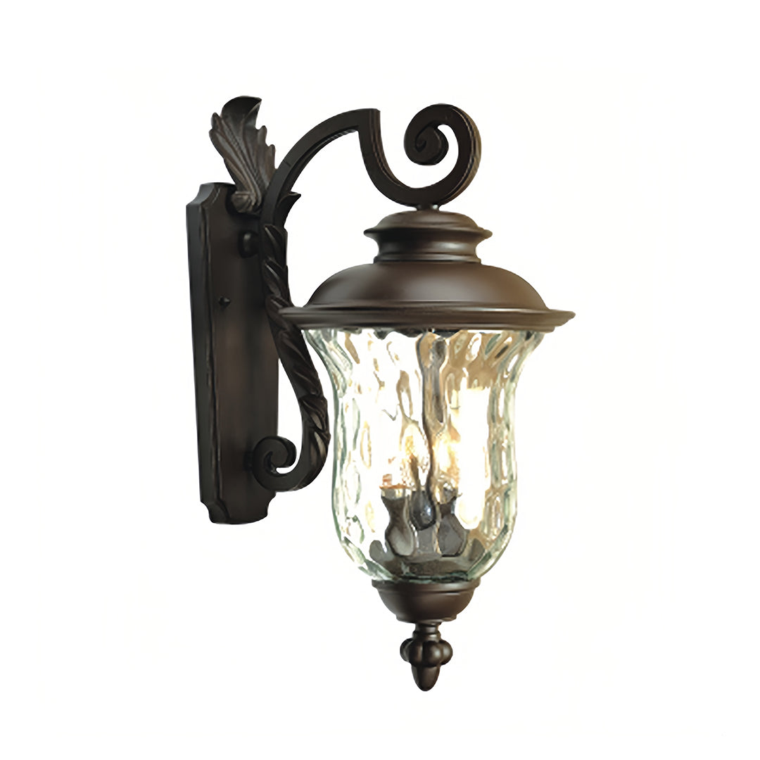 RAVENHURST OUTDOOR ALUMINUM WALL LANTERN WITH WATER-RESISTANT DESIGN
