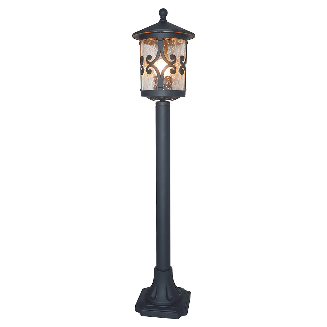 FENWICK RUSTIC GARDEN BOLLARD LANTERN