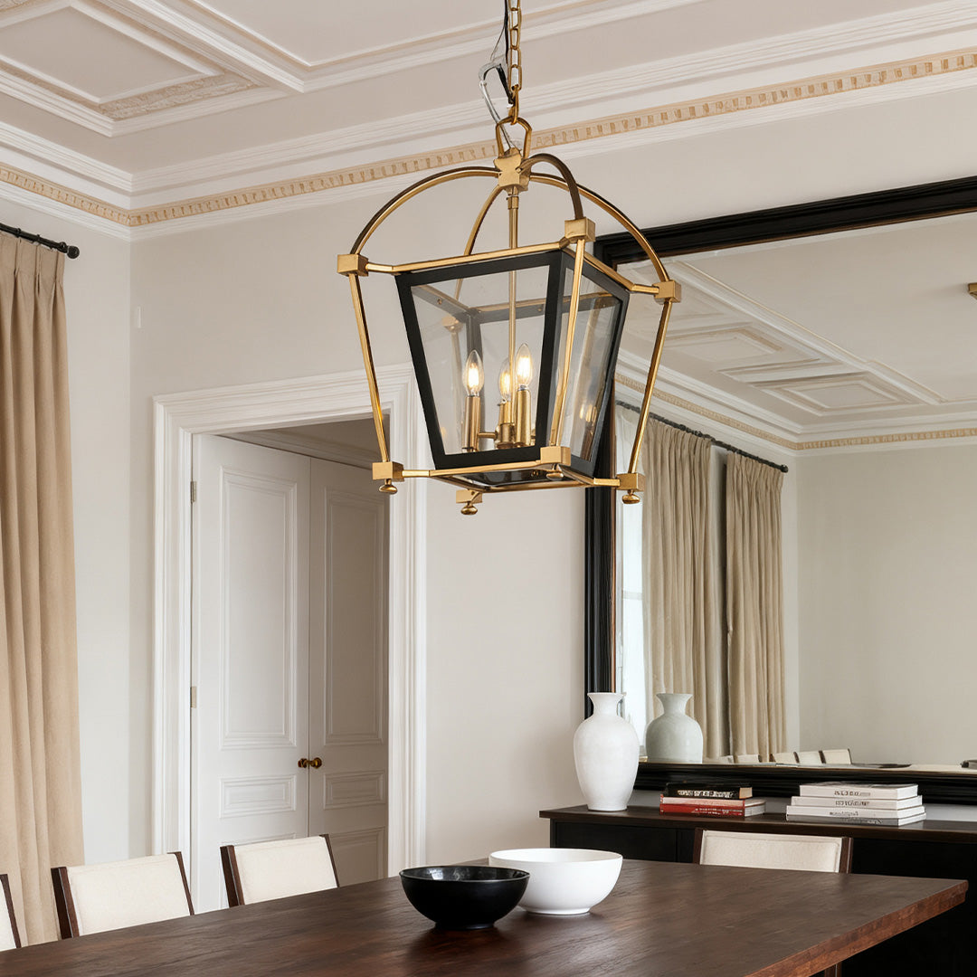 BRAMBLETON GILDED IRON HANGING LANTERN