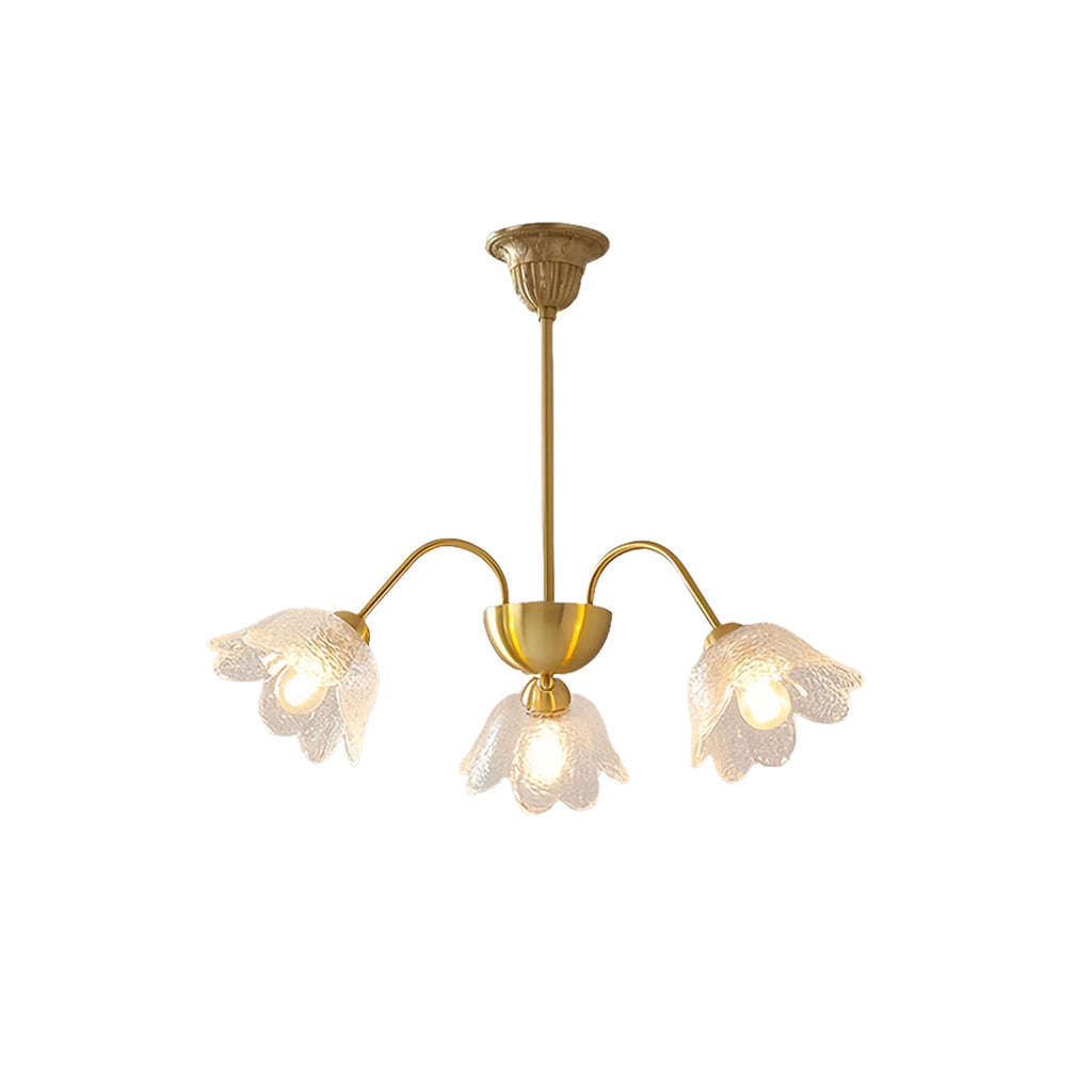 VIOLETTE CRYSTAL BLOOM CEILING LANTERN