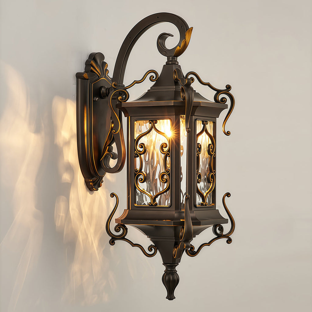 WINDSOR HILLS WEATHERPROOF OUTDOOR WALL LANTERN