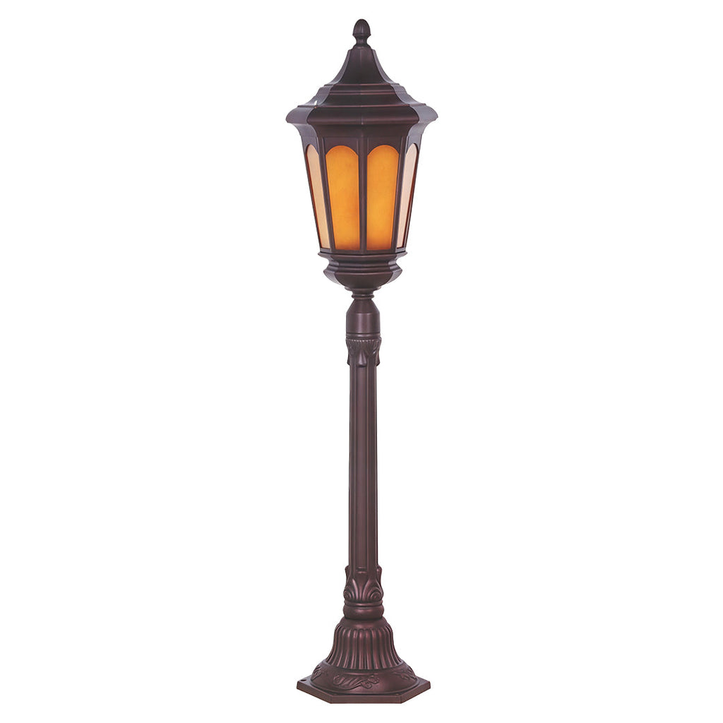 WINDSOR GARDEN PATHWAY LANTERN, WATER-RESISTANT TRADITIONAL LED LANDSCAPE LIGHT
