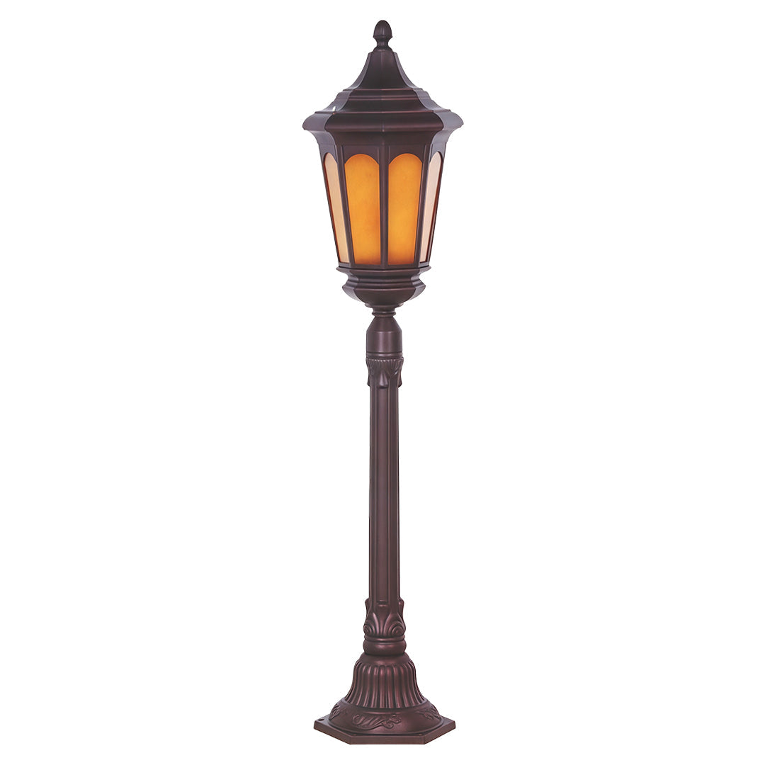 WINDSOR GARDEN PATHWAY LANTERN, WATER-RESISTANT TRADITIONAL LED LANDSCAPE LIGHT