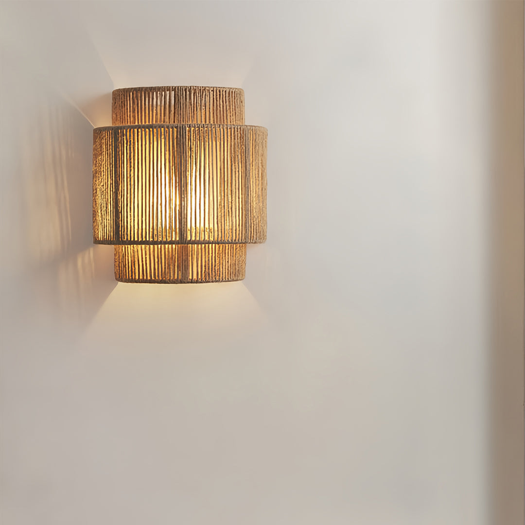 FENWICK NATURAL FIBER WALL LANTERN