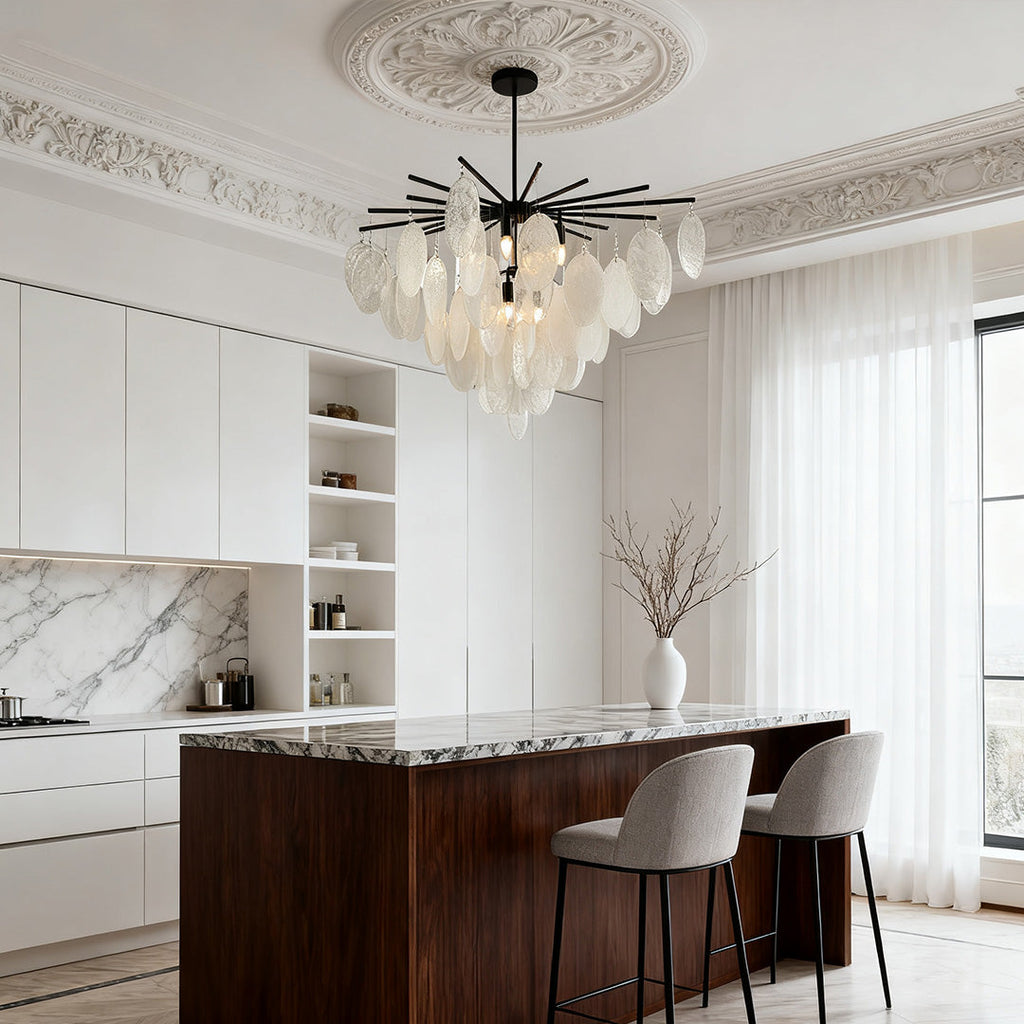 VIOLETTA MOTHER OF PEARL FRAME CEILING LANTERN