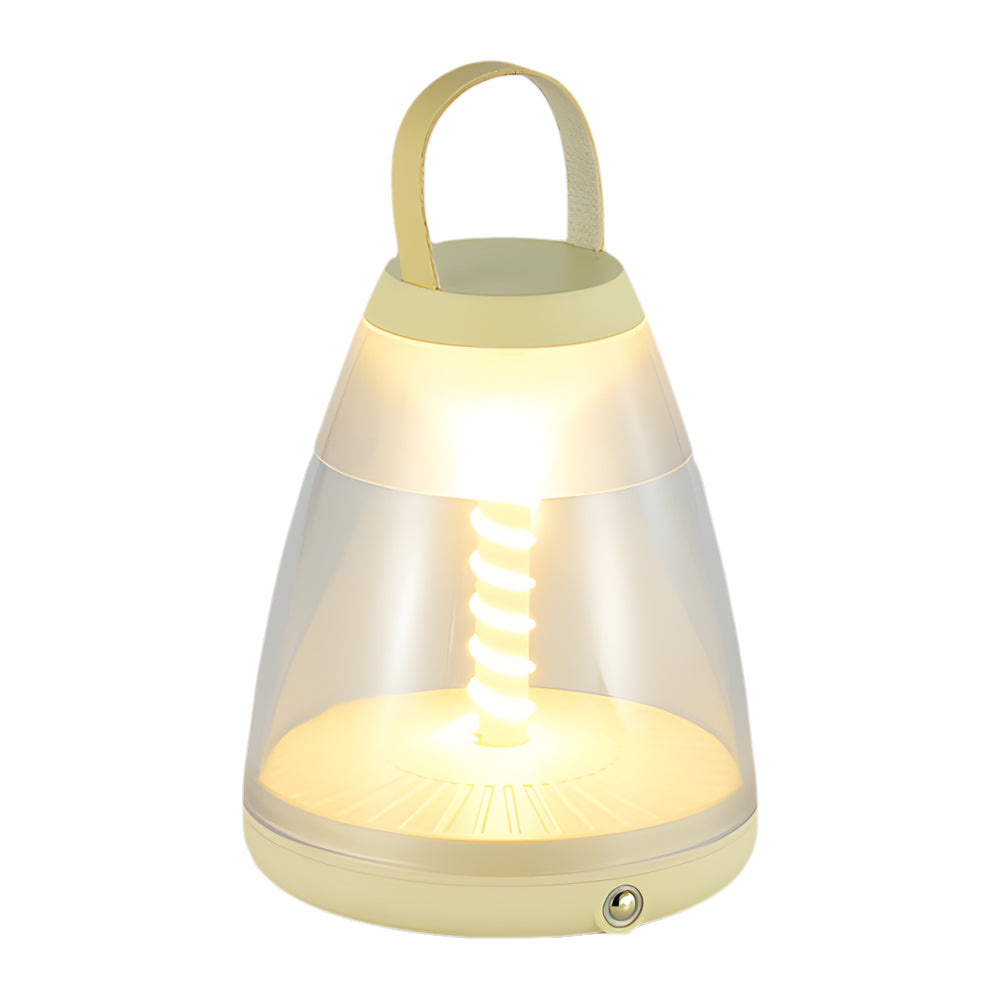 WINDSOR WHIRL SPIRAL OUTDOOR LANTERN, BATTERY-OPERATED PORTABLE LIGHTING