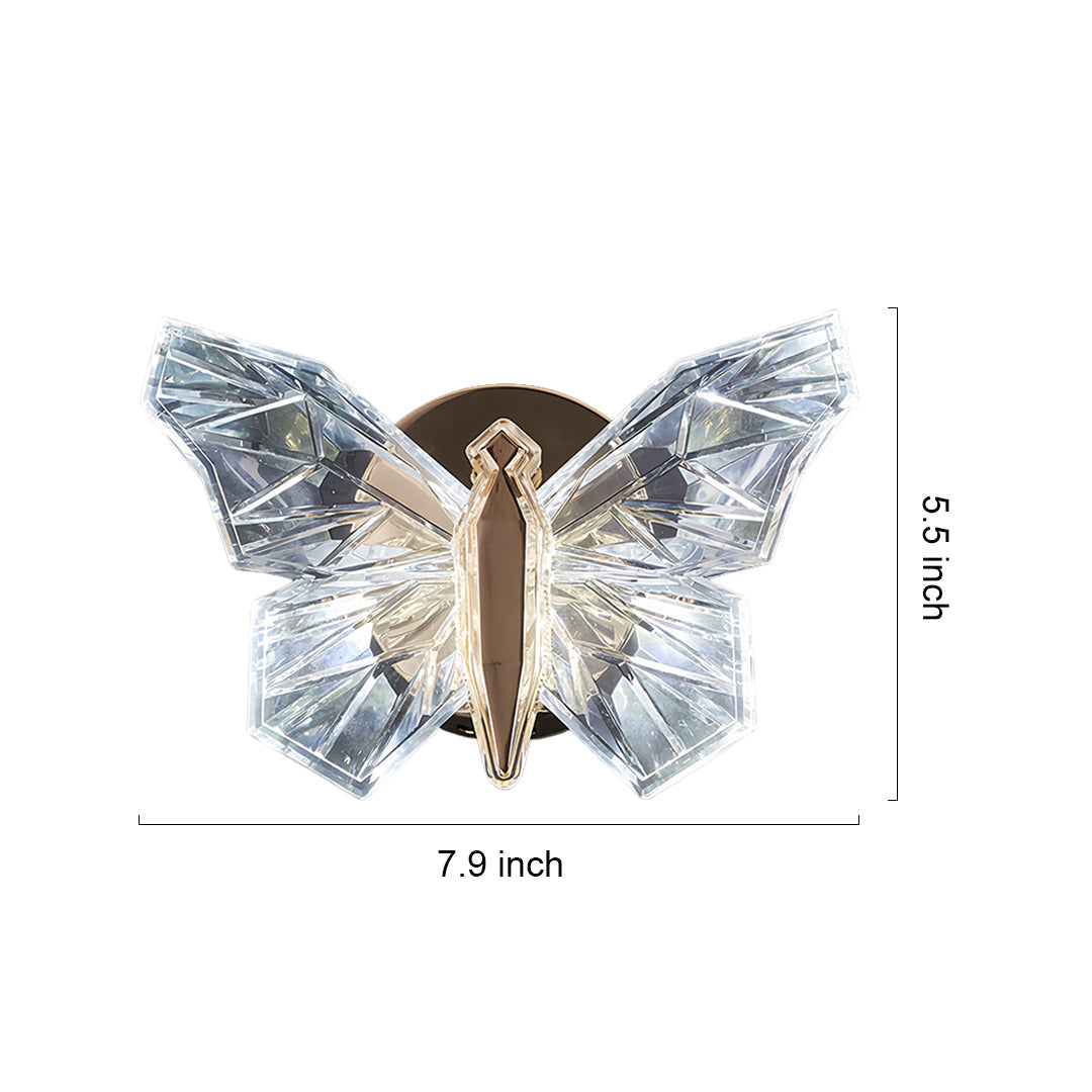 CHARLESTON BUTTERFLY SILHOUETTE WALL SCONCE