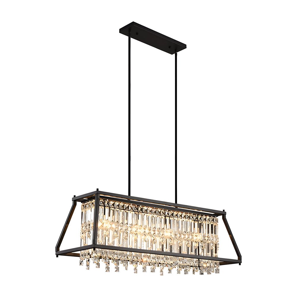 WINSLOW TRAPEZIUM CRYSTAL CEILING LANTERN, TWO DIMENSIONS"  
2. "HARTFORD OBLIQUE METALLIC CHANDELIER, DUAL SIZE OPTIONS