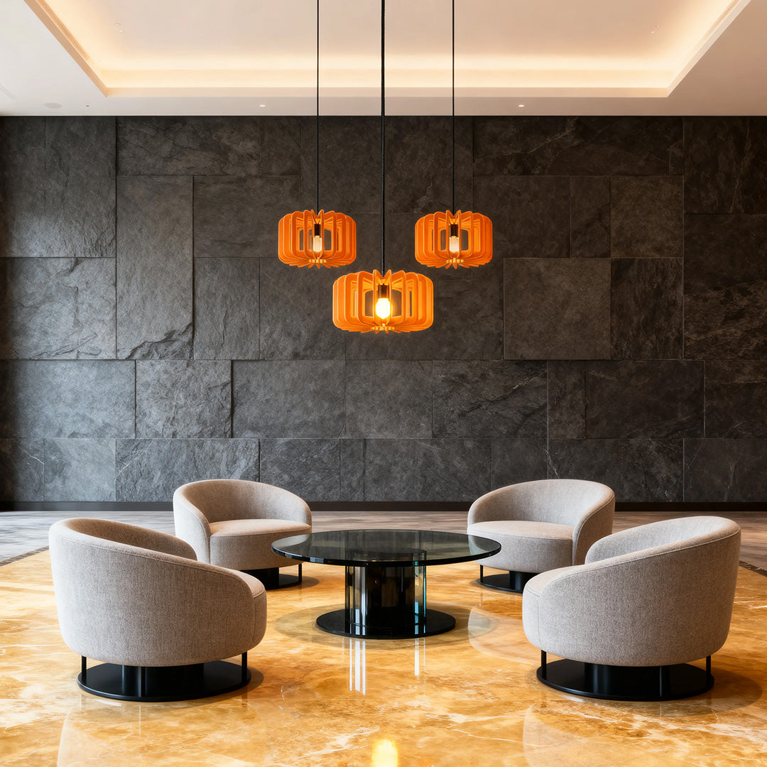 FENWICK ACOUSTIC FELT ADJUSTABLE CEILING LANTERN