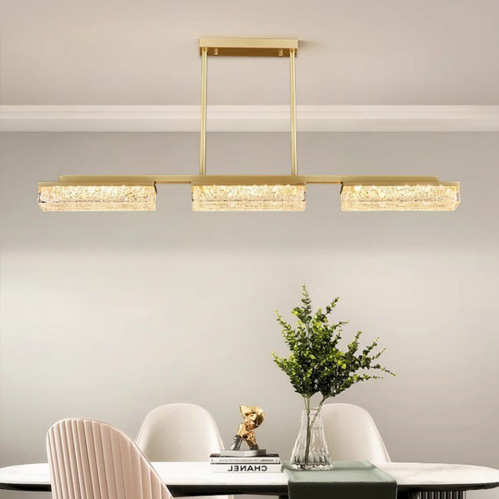DEVERA COPPER TRIO TEMPERATURE ISLAND PENDANT LIGHT