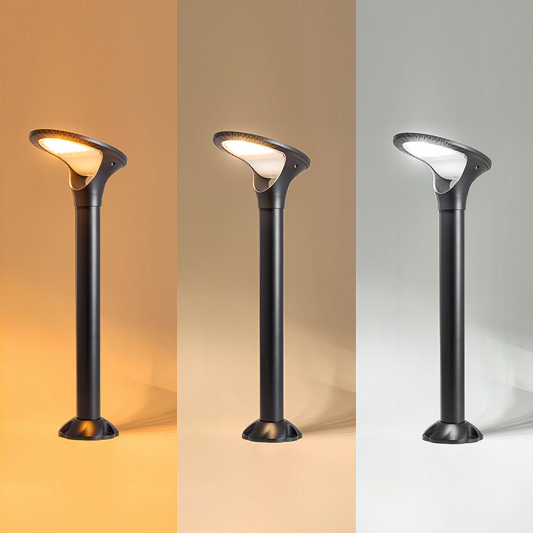 WINDSOR SOLAR GARDEN PILLAR LIGHTS - Contemporary LED Outdoor Illumination for Lawns