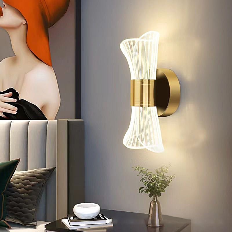 WINTHROP MODERN DOUBLE-FACED LED WALL SCONCE WITH TRIFOLD DIMMING