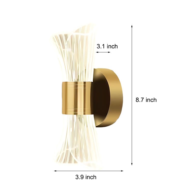 WINTHROP MODERN DOUBLE-FACED LED WALL SCONCE WITH TRIFOLD DIMMING