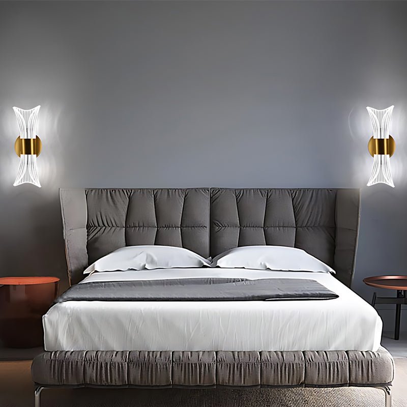 WINTHROP MODERN DOUBLE-FACED LED WALL SCONCE WITH TRIFOLD DIMMING