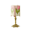 CHARLESTON BLOOMING GLASS TABLE LANTERN