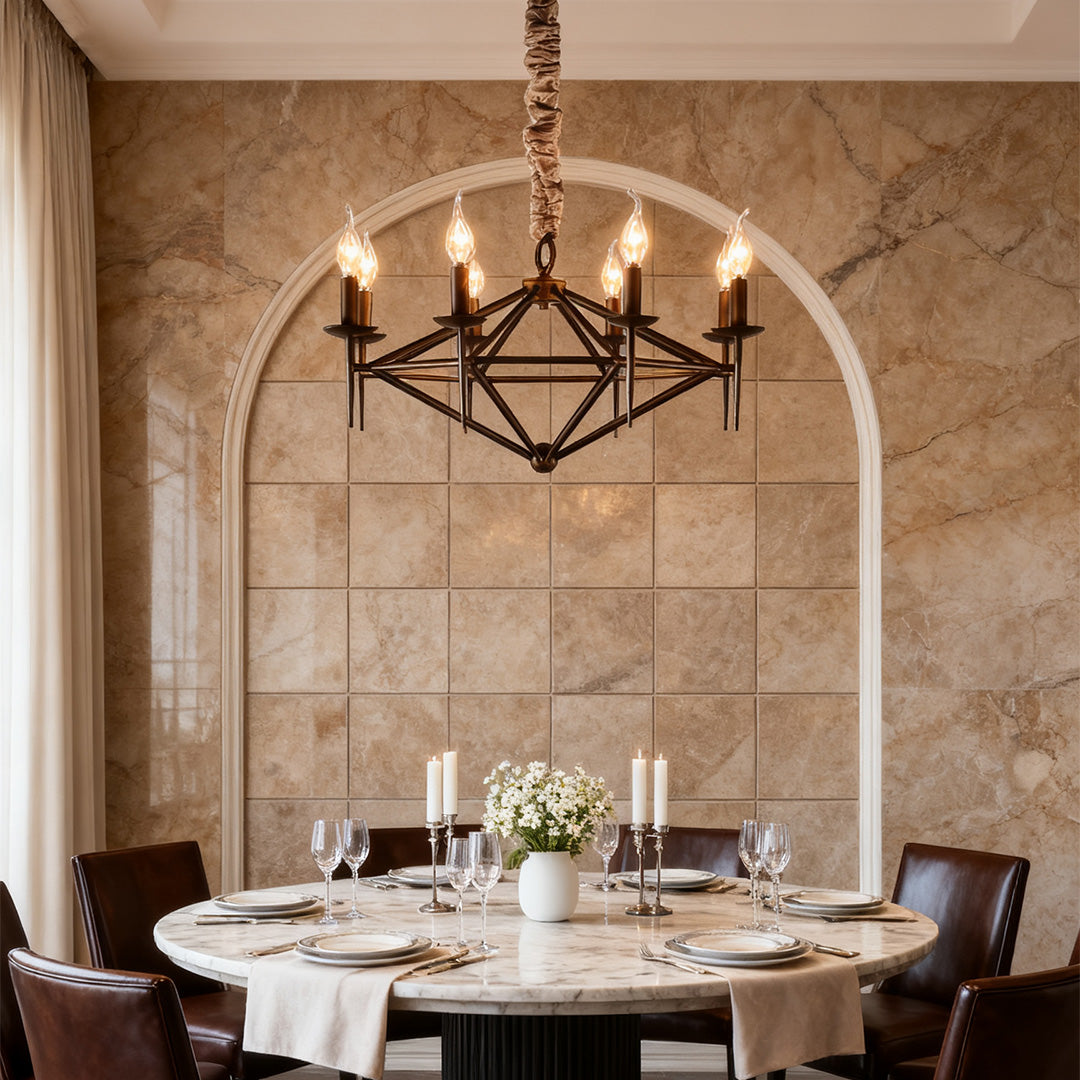 BRAMBLEWOOD ACRYLIC & METAL CEILING LANTERN