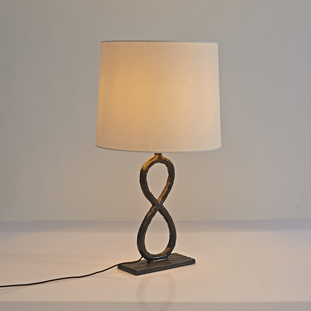 BRAMBLETON BRONZE FABRIC SHADE TABLE LAMP