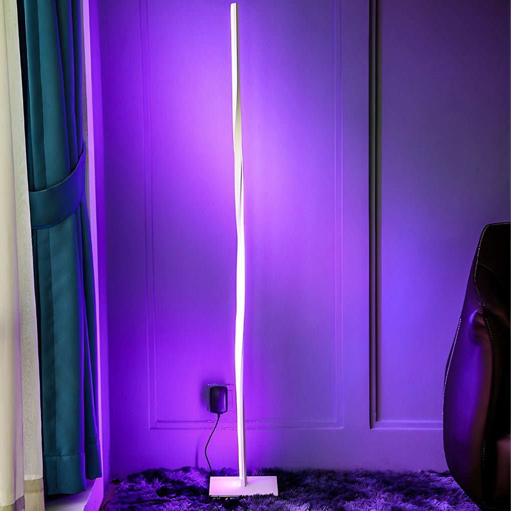 WINTERBOURNE SWIRL LED FLOOR LANTERN