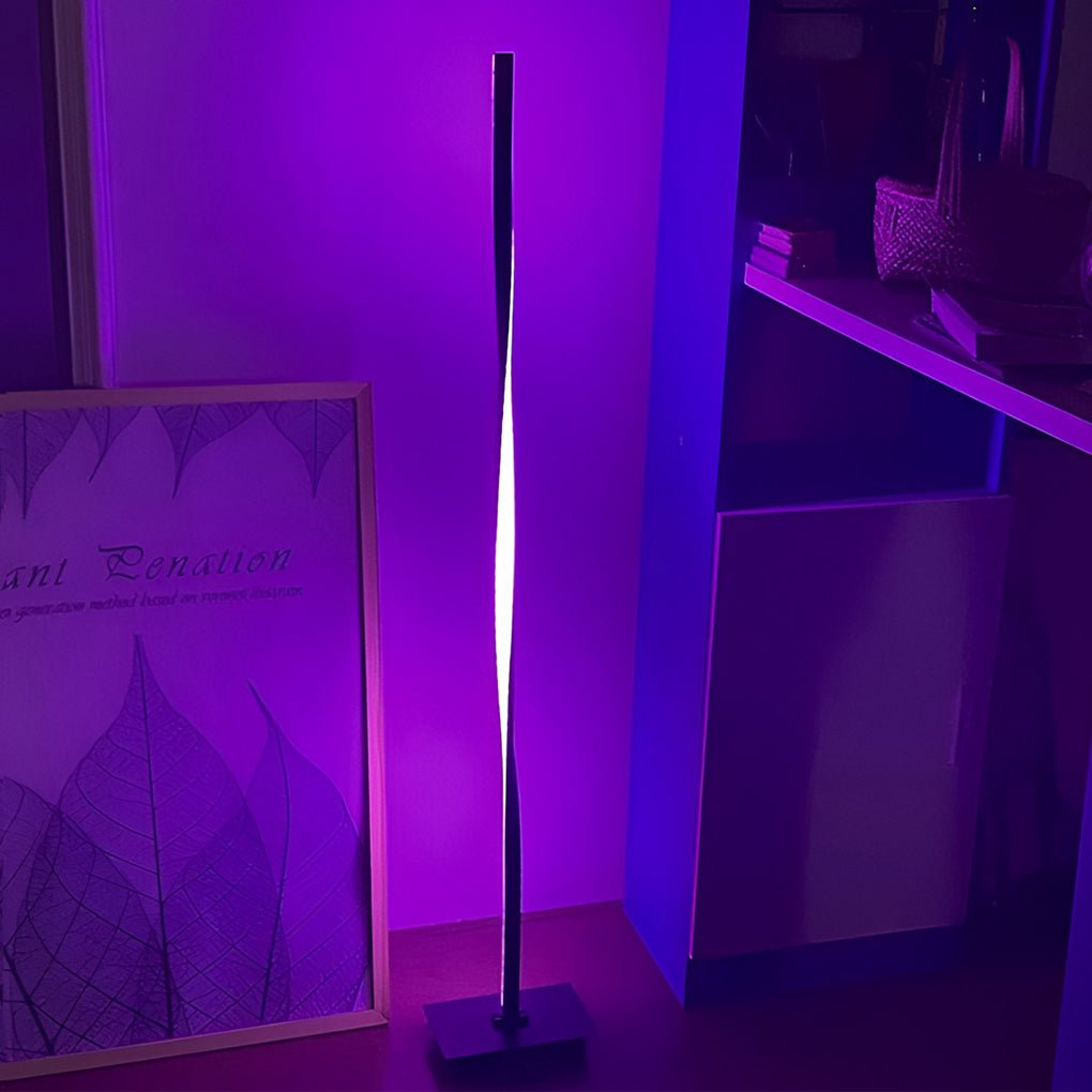WINTERBOURNE SWIRL LED FLOOR LANTERN