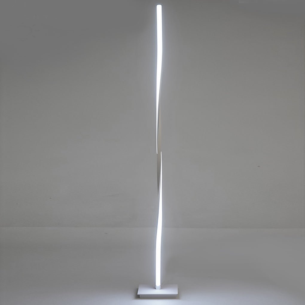 WINTERBOURNE SWIRL LED FLOOR LANTERN
