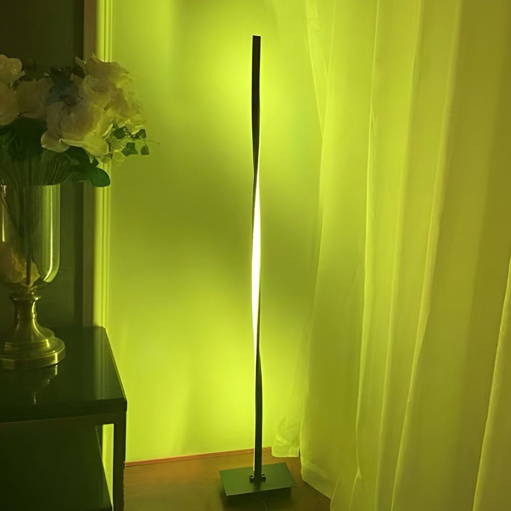 WINTERBOURNE SWIRL LED FLOOR LANTERN